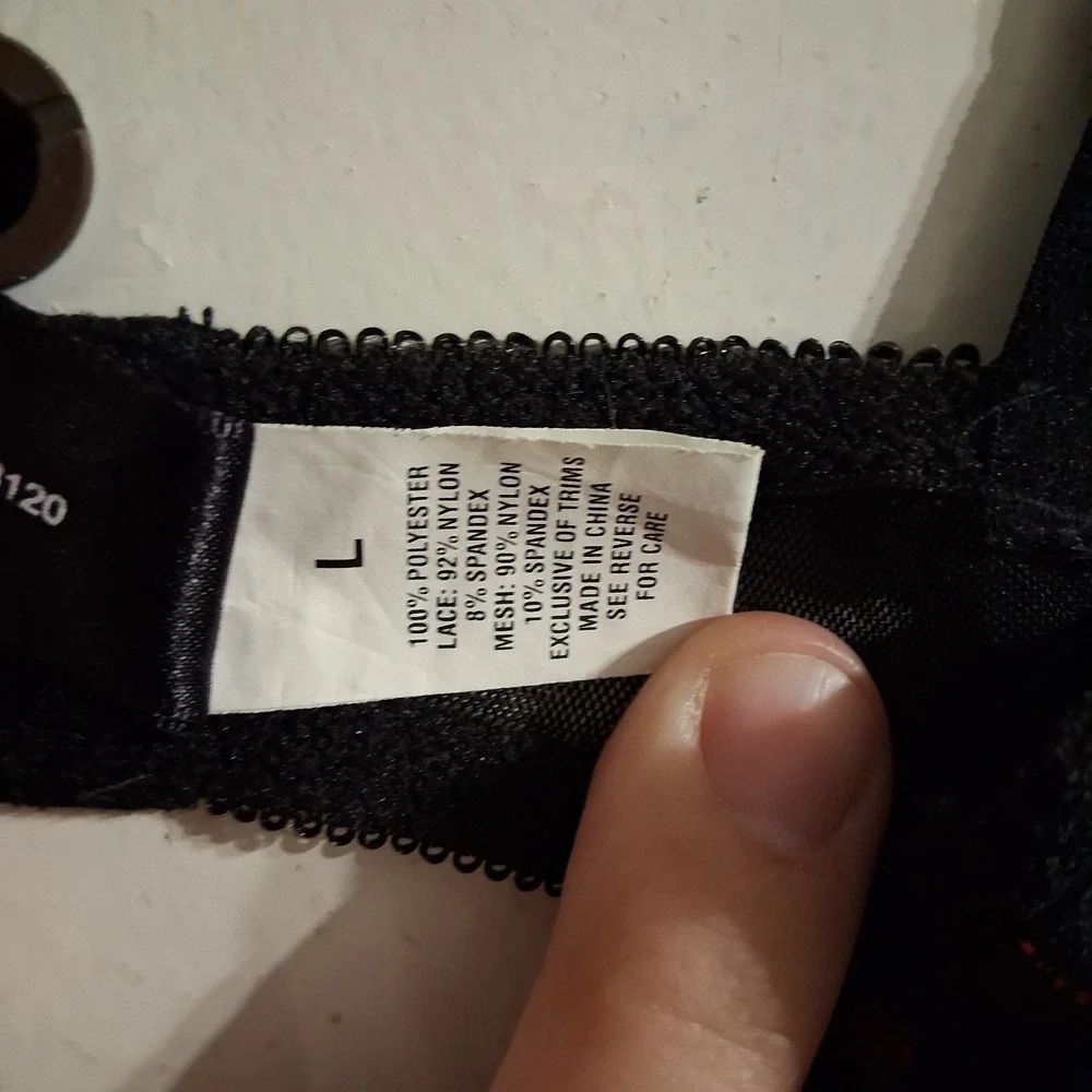 Fredericks of Hollywood black lace